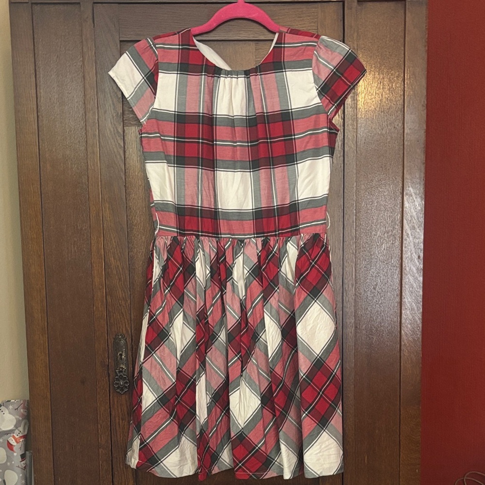 Carter's Red and White Plaid Kids Dress